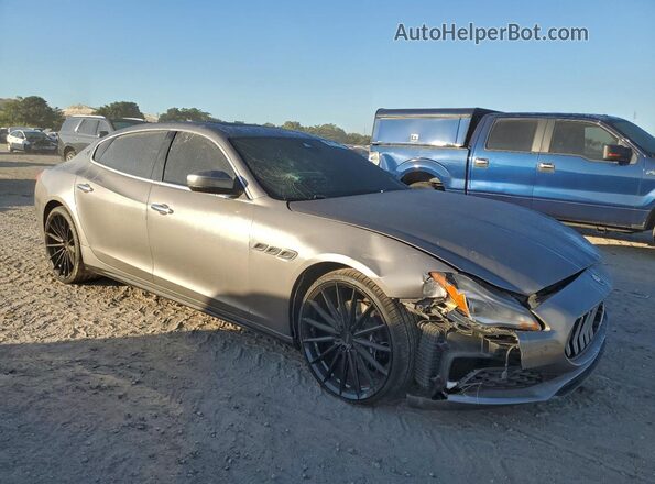 ZAM56YRA2J1290845 2018 MASERATI QUATTROPOR Silver Przód prawy