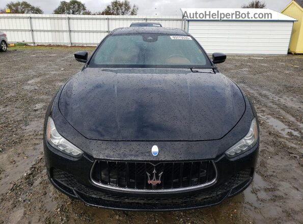 ZAM57RSA1H1240915 2017 MASERATI GHIBLI Black Widok z przodu