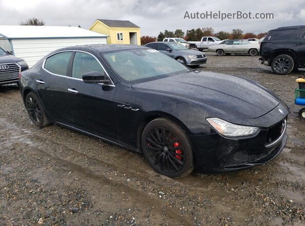 ZAM57RSA1H1240915 2017 MASERATI GHIBLI Black Przód prawy