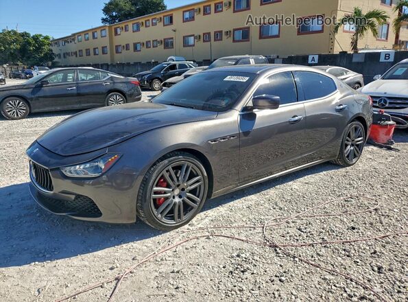 ZAM57RTA2G1167874 2016 MASERATI GHIBLI Серый Передняя левая четверть