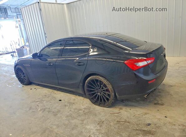 ZAM57XSA0G1167104 2016 MASERATI GHIBLI Black უკანა მარცხენა