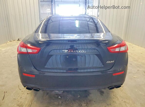 ZAM57XSA0G1167104 2016 MASERATI GHIBLI Black უკანა ხედი