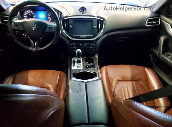 ZAM57XSA0G1167104 2016 MASERATI GHIBLI Black წინა პანელის ხედი