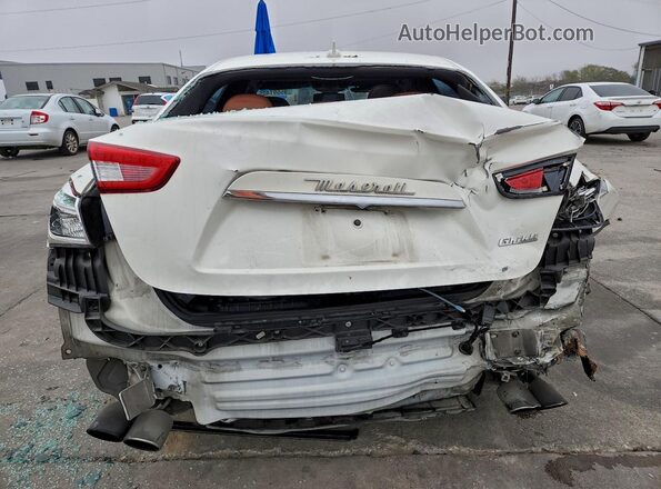 ZAM57XSA1G1179441 2016 MASERATI GHIBLI Белый Вид сзади