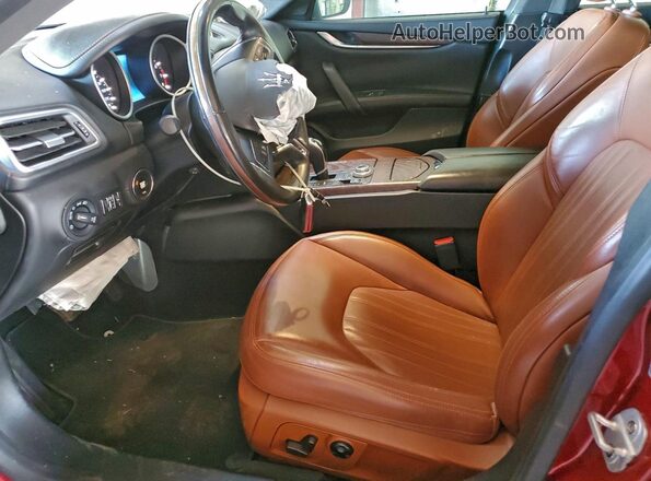 ZAM57XSA5J1271126 2018 MASERATI GHIBLI Maroon Սալոնի դիմացի տեսք