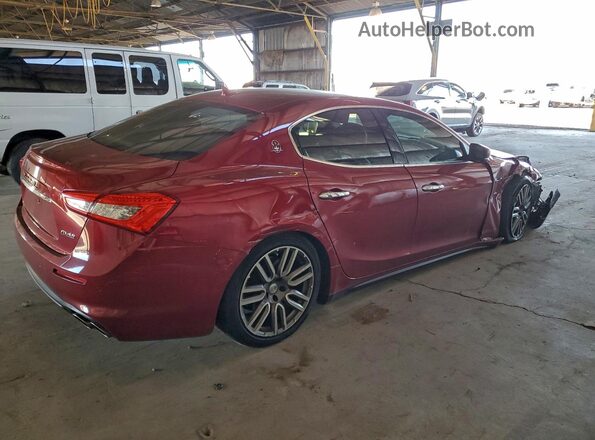 ZAM57XSA5J1271126 2018 MASERATI GHIBLI Maroon Հետևի աջ