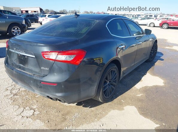 ZAM57XSA5K1315921 2019 MASERATI GHIBLI Черный Задняя правая четверть