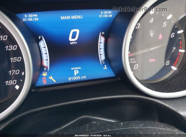 ZAM57XSA5K1315921 2019 MASERATI GHIBLI Черный 