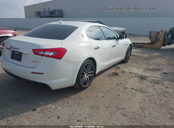ZAM57XSA5K1319645 2019 MASERATI GHIBLI Белый Задняя правая четверть