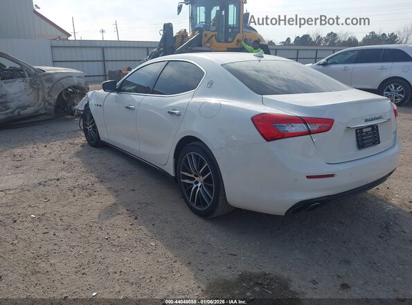 ZAM57XSA5K1319645 2019 MASERATI GHIBLI Белый Задняя левая четверть
