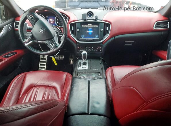 ZAM57XSA6G1187177 2016 MASERATI GHIBLI White Dashboard view