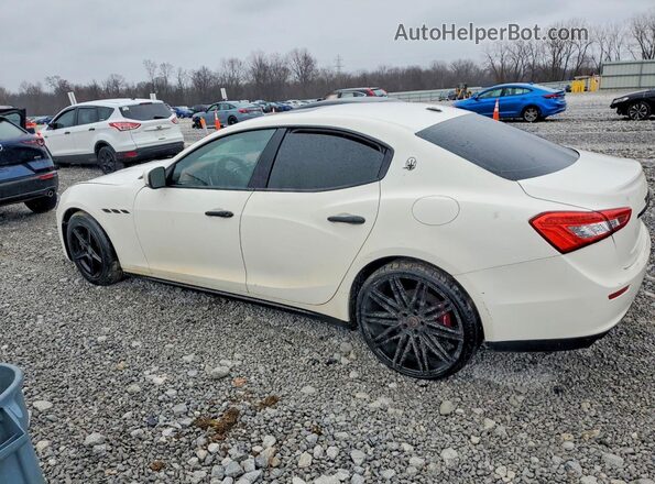 ZAM57XSA6G1187177 2016 MASERATI GHIBLI White Rear left