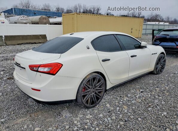 ZAM57XSA6G1187177 2016 MASERATI GHIBLI White Rear right
