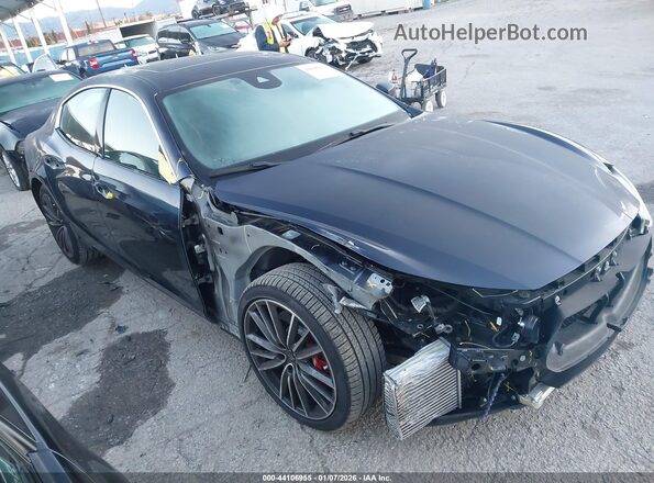 ZAM57XSA8N1388933 2022 MASERATI GHIBLI Dark Blue Передняя правая четверть