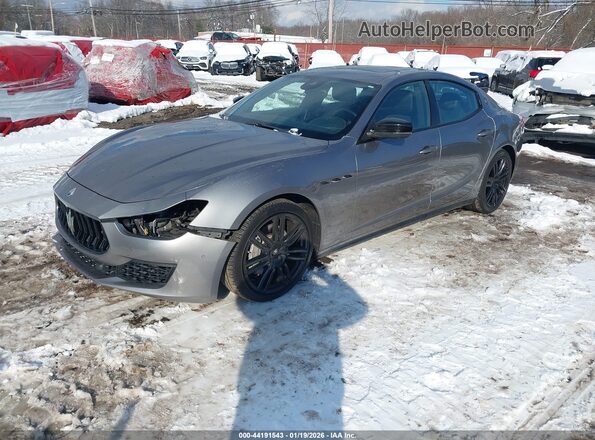 ZAM57XSAXK1320810 2019 MASERATI GHIBLI Серый Передняя левая четверть