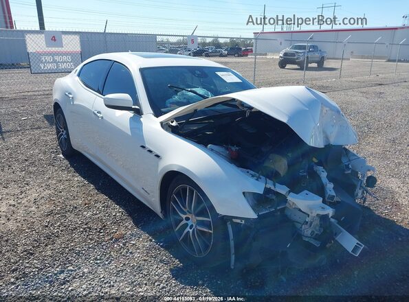 ZAM57XSL2K1309902 2019 MASERATI GHIBLI Белый Передняя правая четверть
