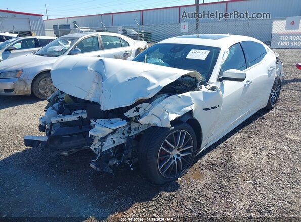 ZAM57XSL2K1309902 2019 MASERATI GHIBLI Белый Передняя левая четверть