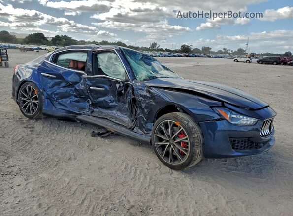 ZAM57YSA6L1352631 2020 MASERATI GHIBLI Синий Передняя правая четверть