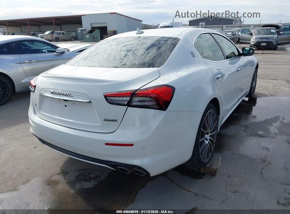 ZAM57YSL1M1362065 2021 MASERATI GHIBLI Белый Задняя правая четверть
