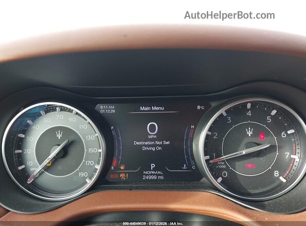 ZAM57YSL1M1362065 2021 MASERATI GHIBLI Белый Вид задних сидений