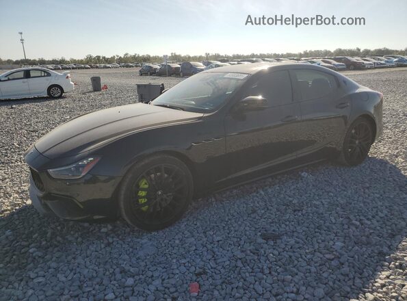 ZAM57YSMXPX414075 2023 MASERATI GHIBLI Черный Передняя левая четверть