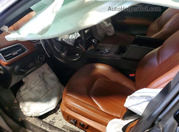 ZAM57YTA8J1281315 2018 MASERATI GHIBLI Серый Вид салона спереди