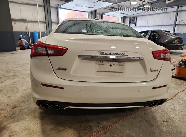 ZAM57YTL8K1319211 2019 MASERATI GHIBLI Белый Вид сзади