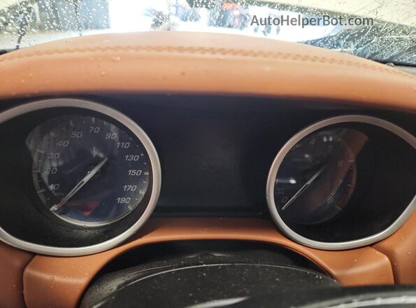 ZAM57YTL8K1319211 2019 MASERATI GHIBLI Белый Вид щитка приборов