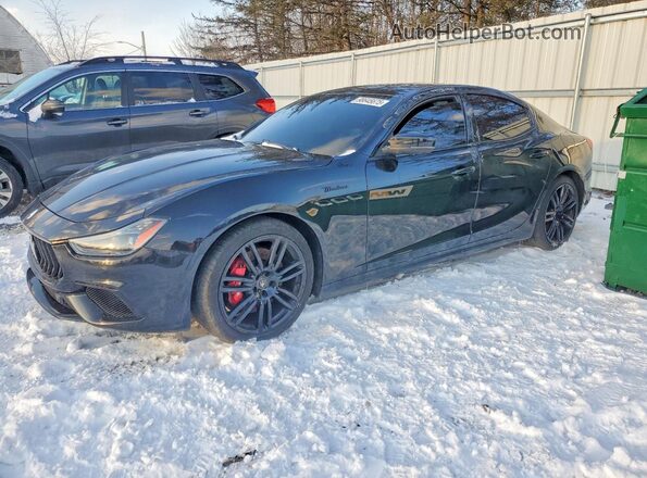 ZAM57YTM1PX421754 2023 MASERATI GHIBLI Черный Передняя левая четверть