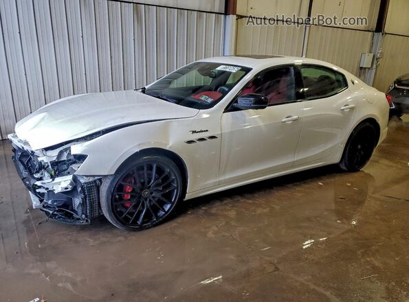 ZAM57YTM5PX414032 2023 MASERATI GHIBLI White Przód lewy