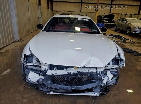 ZAM57YTM5PX414032 2023 MASERATI GHIBLI White Widok z przodu