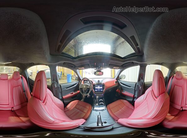 ZAM57YTM5PX414032 2023 MASERATI GHIBLI White Widok wnętrza 360 stopni
