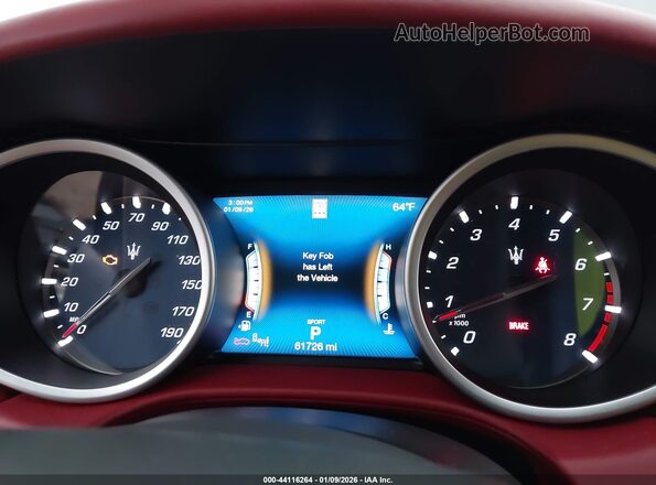 ZAM57YTS3L1350388 2020 MASERATI GHIBLI Black Widok tylnych siedzeń