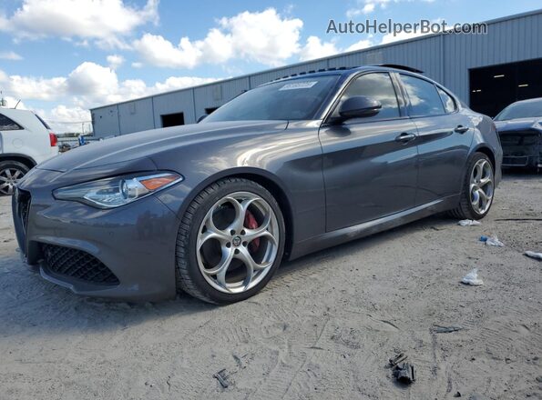 ZARFAECNXJ7589584 2018 ALFA ROMEO GIULIA Угольный Передняя левая четверть