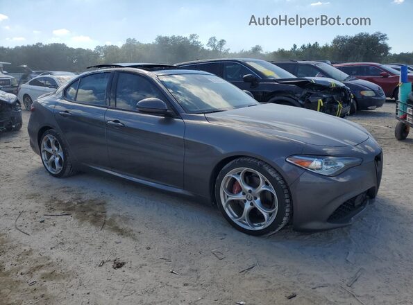 ZARFAECNXJ7589584 2018 ALFA ROMEO GIULIA Угольный Передняя правая четверть