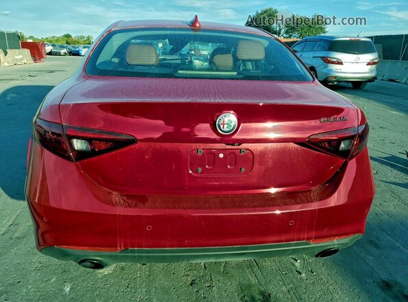 ZARFAMAN0L7630904 2020 ALFA ROMEO GIULIA Red Vista trasera