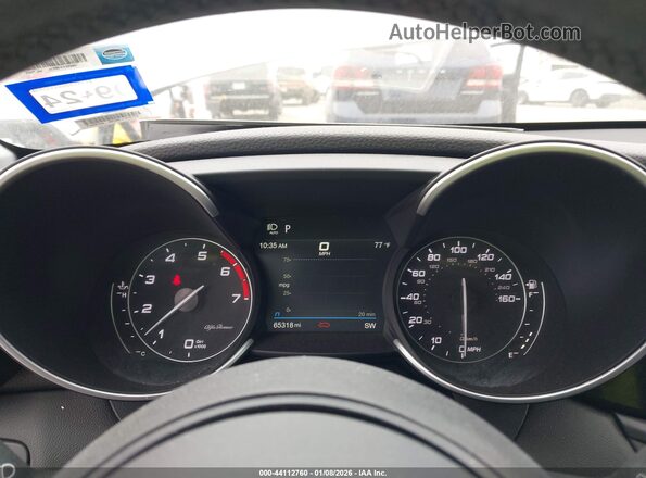 ZARFAMAN3M7644958 2021 ALFA ROMEO GIULIA Silver Widok tylnych siedzeń
