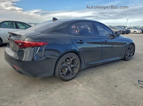 ZARFAMAN5K7601509 2019 ALFA ROMEO GIULIA Черный Задняя правая четверть