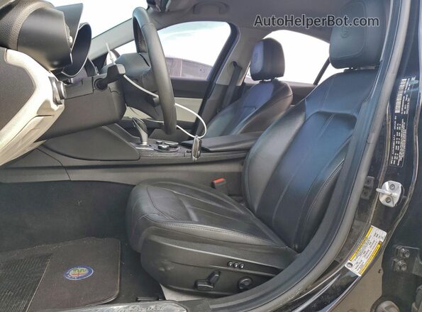 ZARFAMAN5K7601509 2019 ALFA ROMEO GIULIA Черный Вид салона спереди