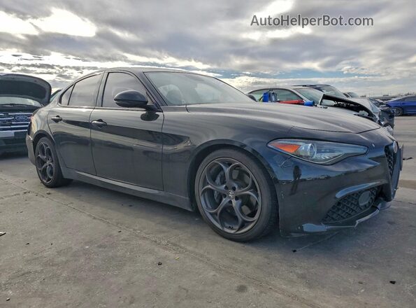 ZARFAMAN5K7601509 2019 ALFA ROMEO GIULIA Черный Передняя правая четверть