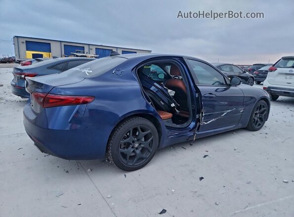 ZARFAMAN9M7642499 2021 ALFA ROMEO GIULIA Blue Հետևի աջ