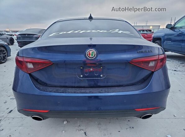 ZARFAMAN9M7642499 2021 ALFA ROMEO GIULIA Blue Հետևի տեսք