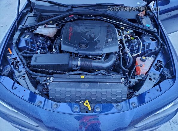 ZARFAMAN9M7642499 2021 ALFA ROMEO GIULIA Blue Սալոնի հետևի տեսք