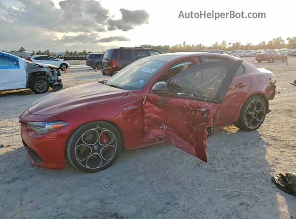 ZARFAMBN0P7671070 2023 ALFA ROMEO GIULIA Красный Передняя левая четверть