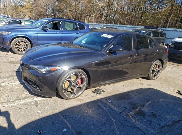 ZARFAMBN4P7668902 2023 ALFA ROMEO GIULIA Черный Передняя левая четверть