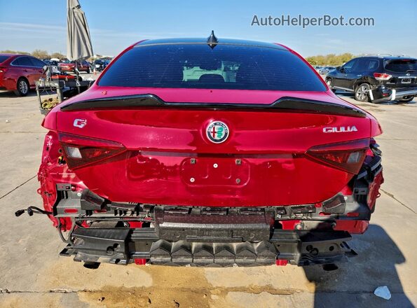 ZARFAMBN5N7660501 2022 ALFA ROMEO GIULIA Красный Вид сзади