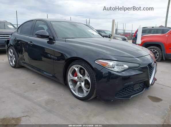 ZARFAMBN8K7604225 2019 ALFA ROMEO GIULIA Черный Передняя правая четверть