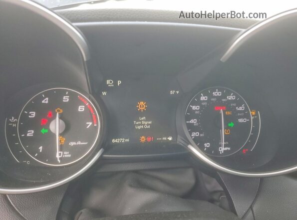 ZARFAMBN9N7660730 2022 ALFA ROMEO GIULIA Черный Вид щитка приборов