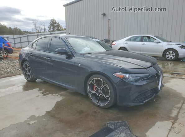 ZARFAMBN9N7660730 2022 ALFA ROMEO GIULIA Черный Передняя правая четверть