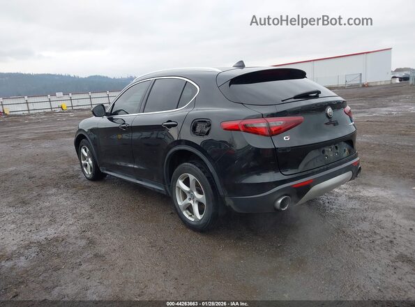 ZASFAKAN1J7B79825 2018 ALFA ROMEO STELVIO Black Rear left